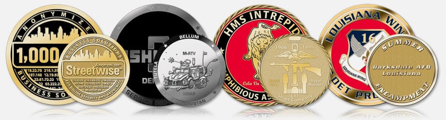 Color Challenge Coins - One Side