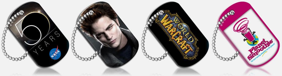 Full Color Style Dog Tags