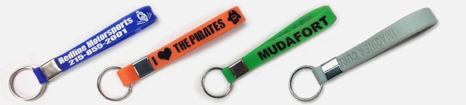 Keychain Silicone Wristbands